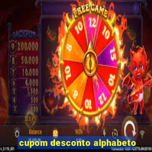 cupom desconto alphabeto